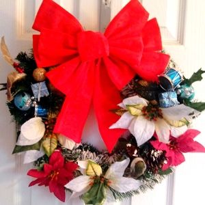 Pre-Owned 18' Handmade Christmas Wreath